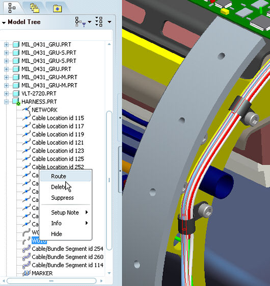 PTC Creo Piping and Cabling Extension IPM Solutions