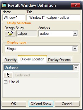 Edit Window Definition