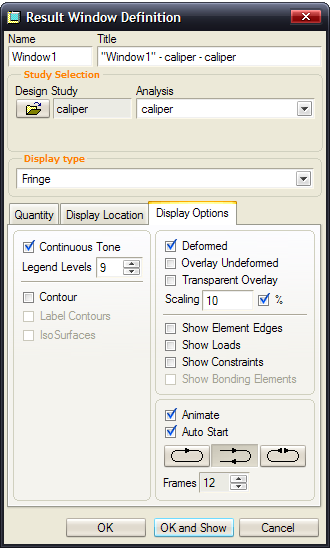 Display Options